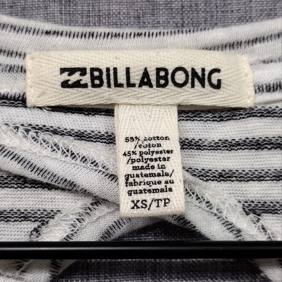 NWT Billabong By and By Cream Striped Swing Dress Women's XS Casual Retro Beach - Picture 10 of 11